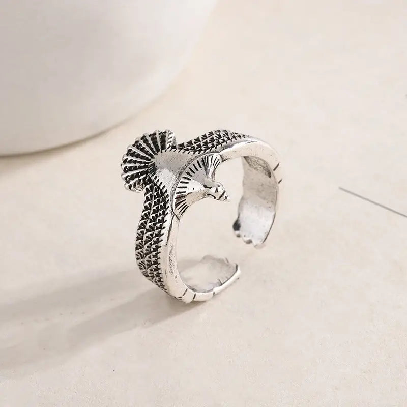 Adler Ring verstellbar im Viking Stil Online Kaufen bei shelago.de