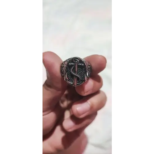 Anker Ring-Retro Fingerring-Siegelring-Biker Ringe-Geschenk