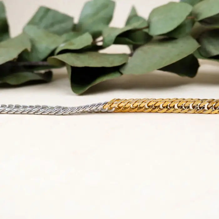 Entdecke jetzt unsere elegante Bicolor Armkette Rixa!