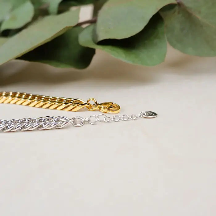 Entdecke jetzt unsere elegante Bicolor Armkette Rixa!