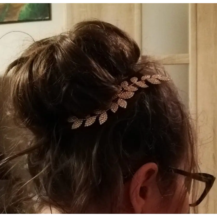 Blätter Haarkamm Hochzeit Haarschmuck Braut Schmuck