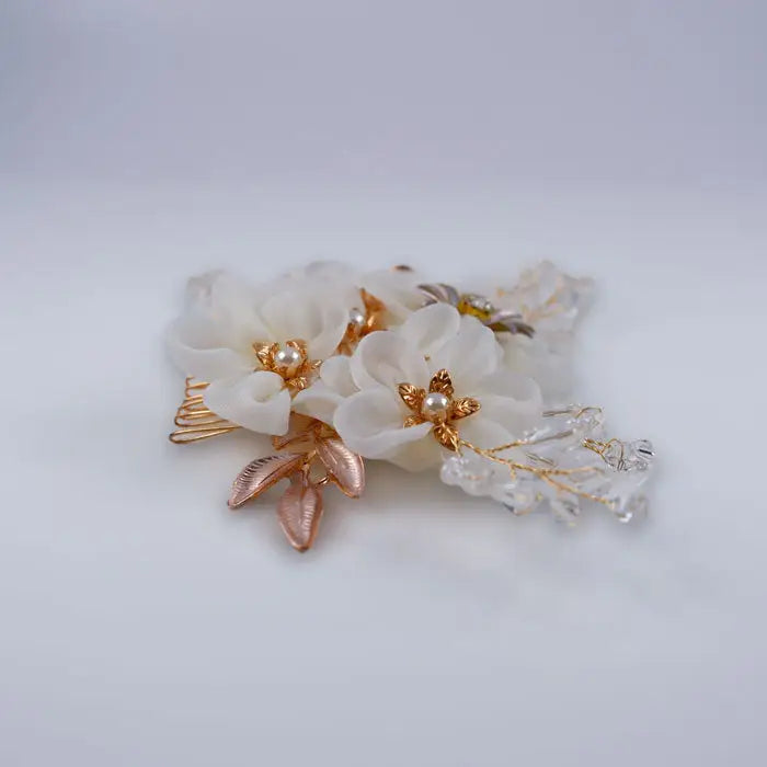 Blumen Haar Kamm-Braut Schmuck-Haarschmuck Braut-Haarkamm