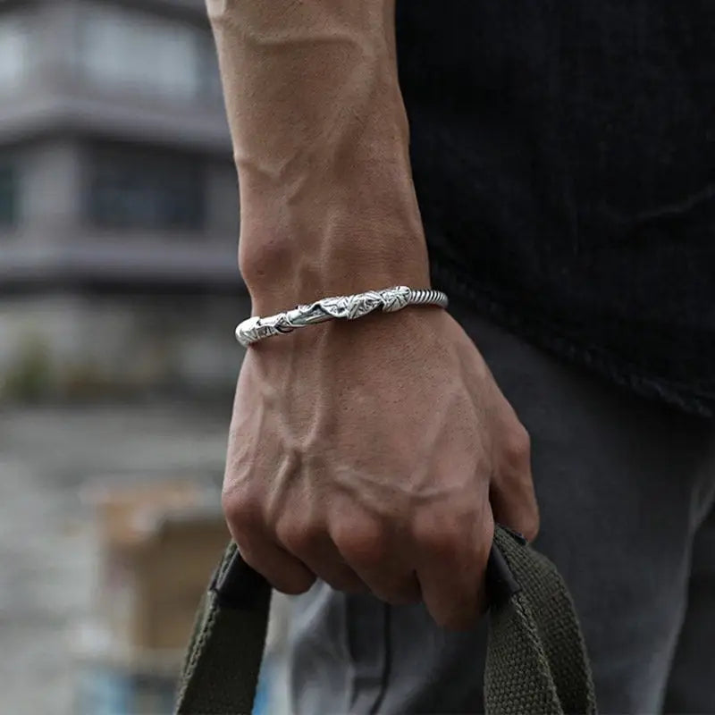 Bohemian Lotus Blüten Armreif - Armband als Ethnisches