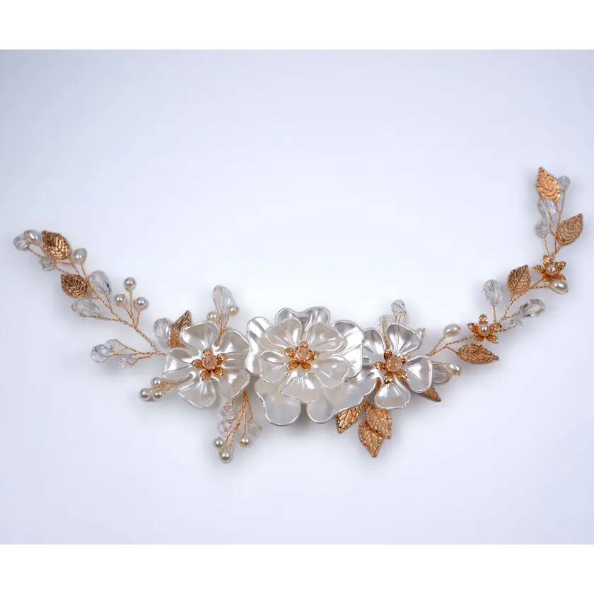 Hochzeit Haarschmuck Strass Kristall Blumen Hochzeit Braut