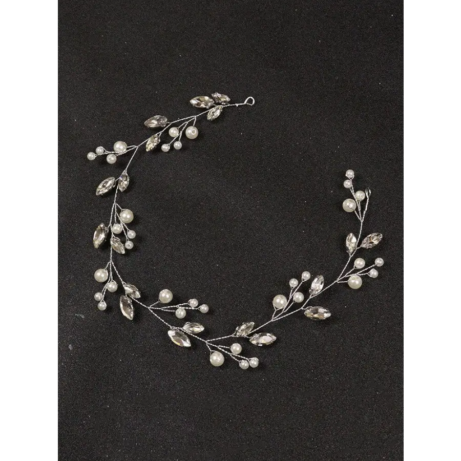 Brautschmuckset-Ohrringe Haarranke-Haarschmuck