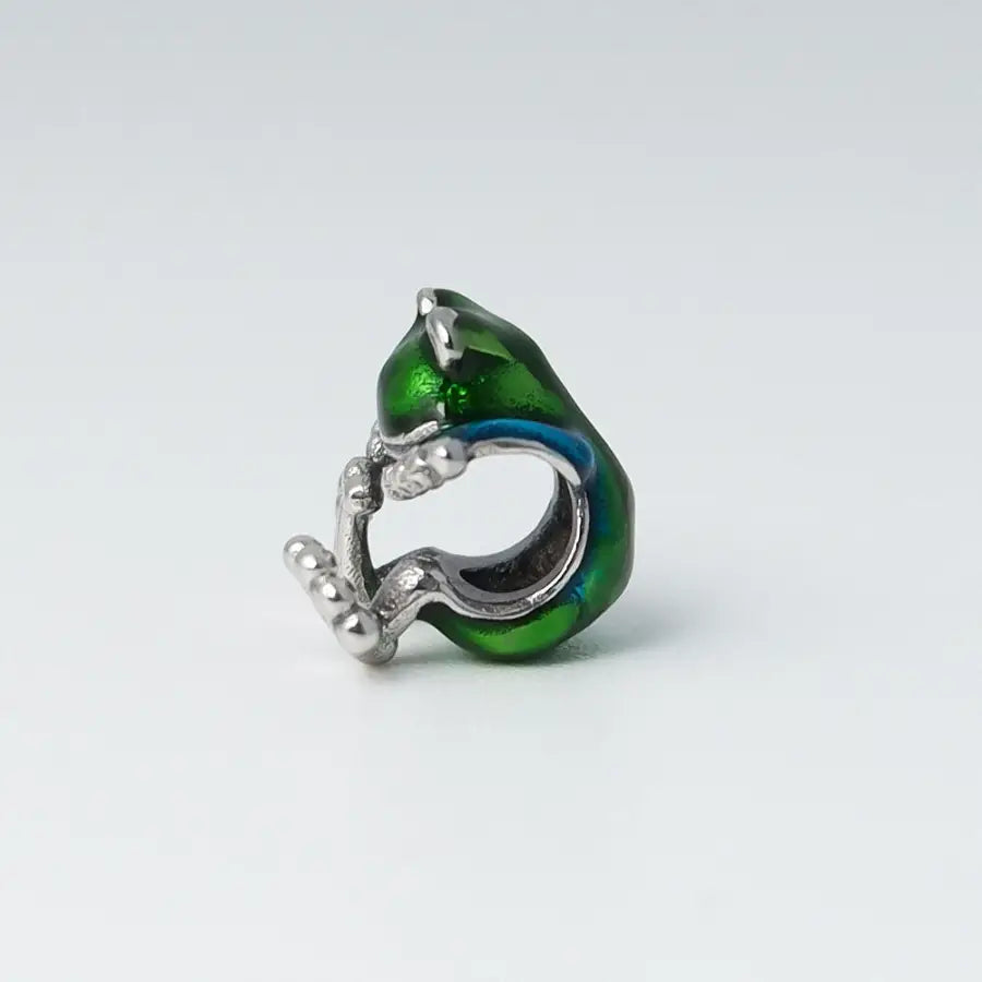 Tieranhänger Frosch-Tier Charm Bead-Kleiner Frosch Anhänger-Glücksbringer Charm-Frosch Charm-Frosch Anhänger-Shelago Schmumck