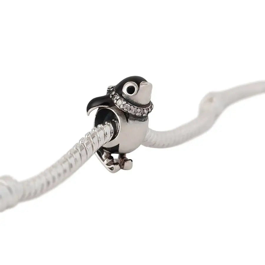 Pinguin Charm-Pinguin Anhänger-Kleiner Pinguin Bead-Winter Tier Charm-Eislauf Anhänger-Weihnachtsgeschenk Idee-SHELAGO SCHMUCK-