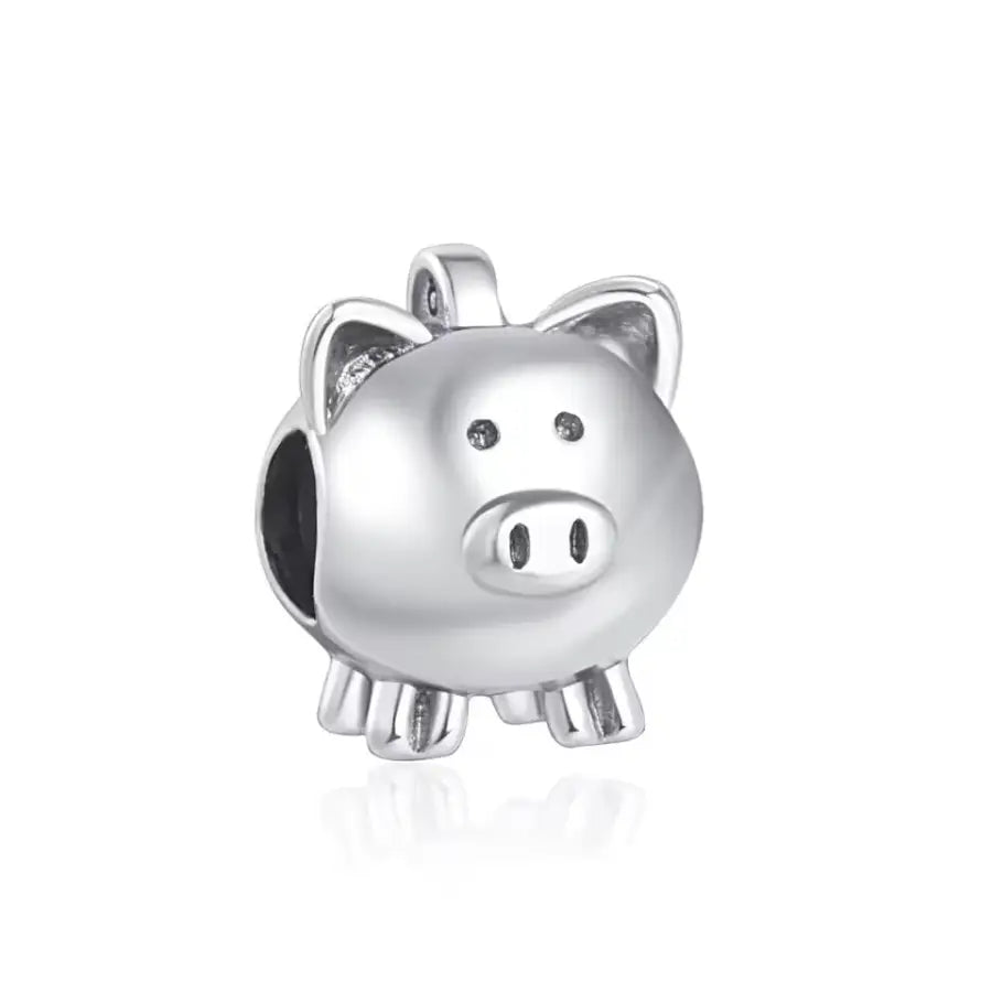 Charm Sparschwein-Sparschwein Charm Anhänger-Geschenk für Mama-Geschenk Freundin-Charms für Armband-Charm Armband Anhänger-SHELAGO SCHMUCK