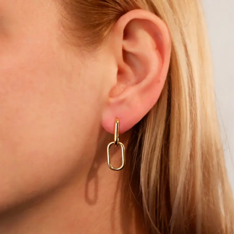 Creole mit Einhänger - Ohrringe