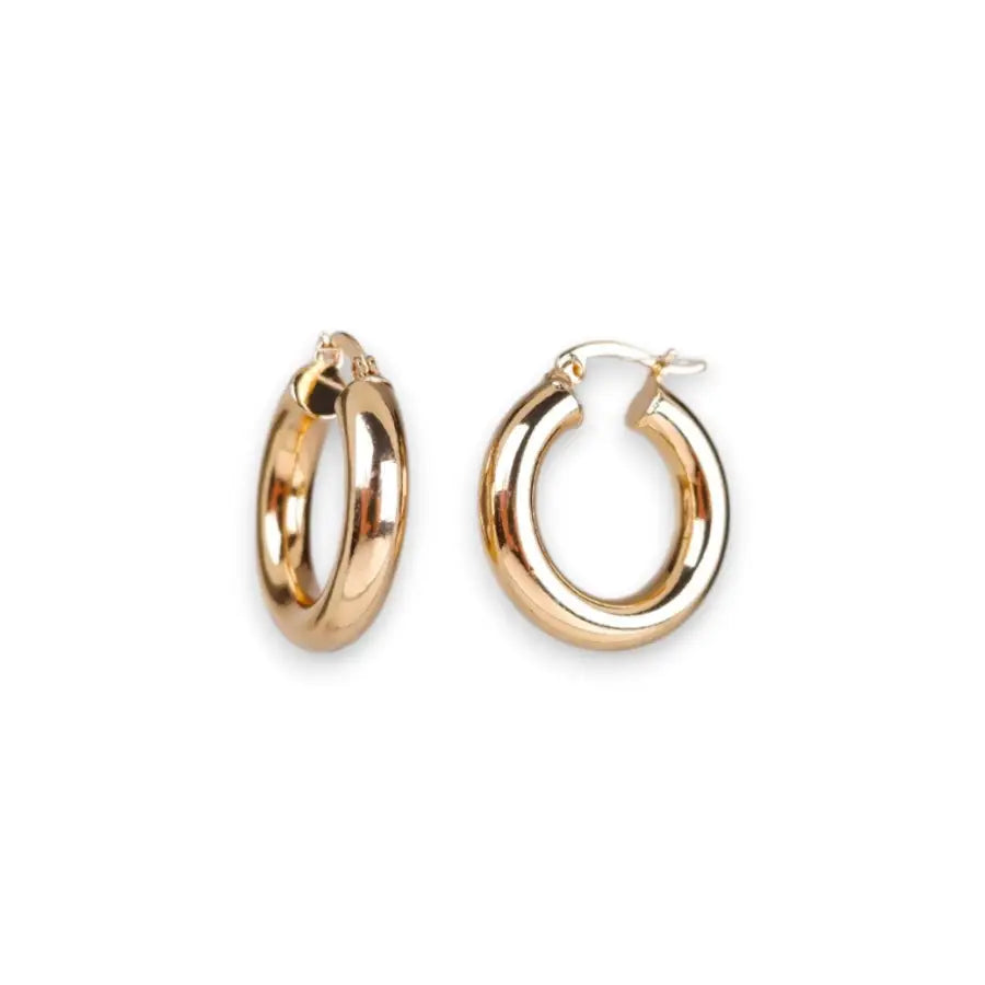 dicke Basic Creolen - Gold Pair - Ohrringe