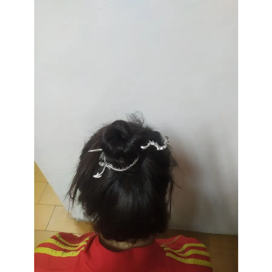 Drachen Haarnadel-Viking Haarbrosche-Mittelalter Schmuck