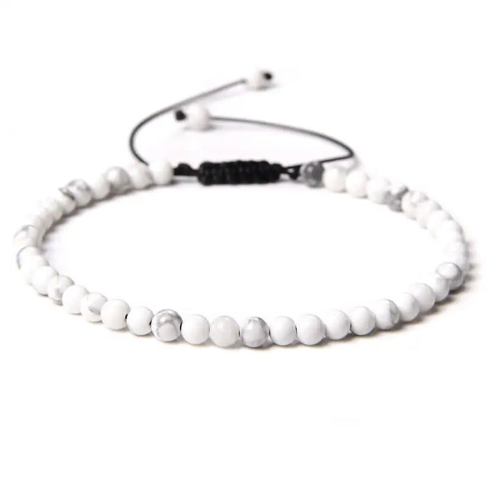 Echtstein Perlen Armband-Steinperlen Armband-kleines Armband