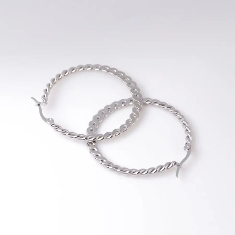 dünne Creolen-Creolen Edelstahl-Creolen Gold-Creolen Silber-hochwertige Ohrringe-Trendige Ohrringe 2025-Schmuck online kaufen-SHELAGO SCHMUCK