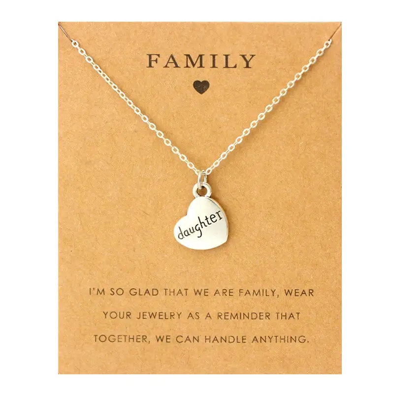 Familien Halskette-Kette Oma-Mama Tochter Schmuck-Geschenk