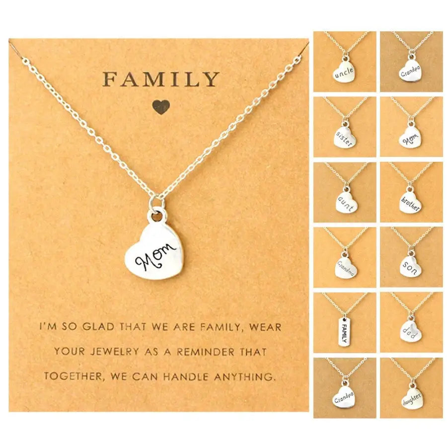 Familien Halskette-Kette Oma-Mama Tochter Schmuck-Geschenk