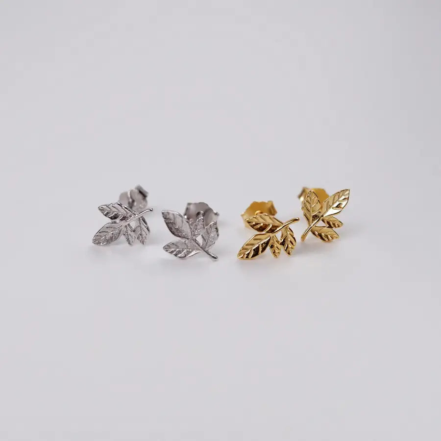 Entdecke Upper Lobe Ohrstecker im feinen Blatt Design!