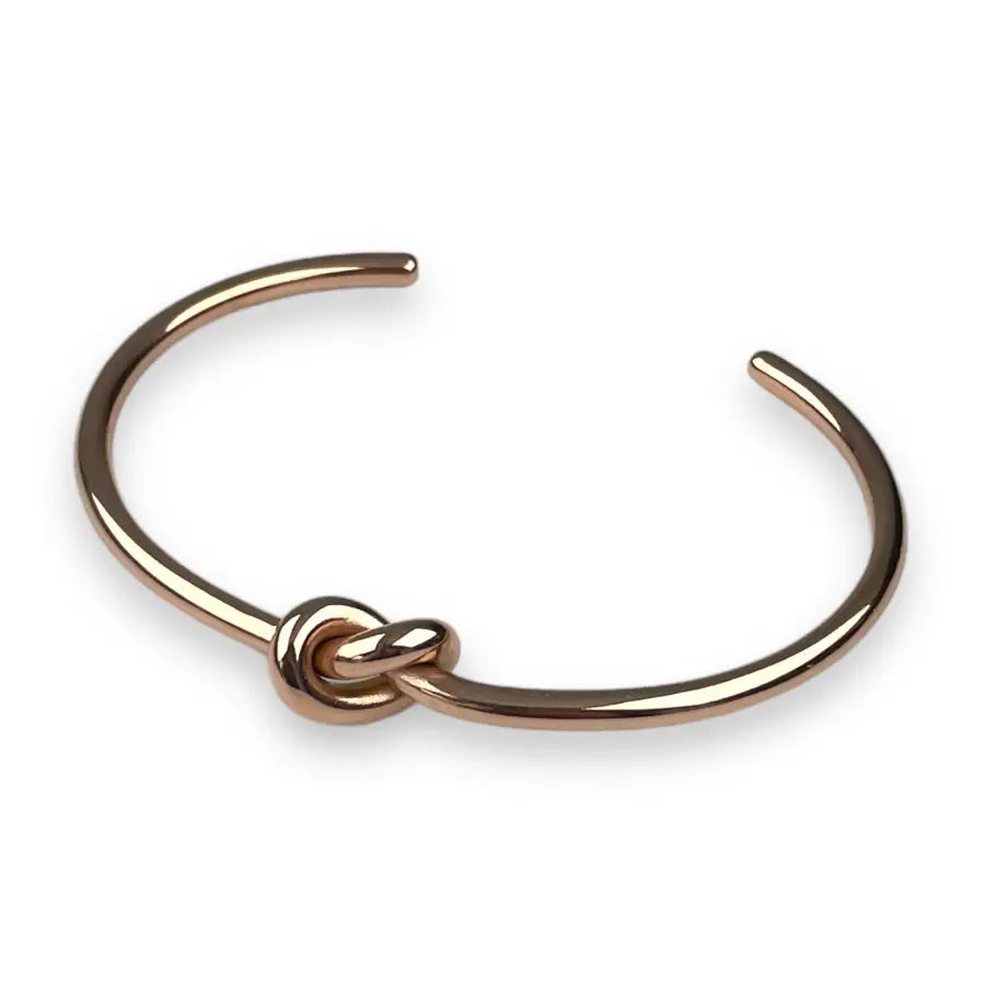 feiner Knoten Armreif - Roségold - Armreif