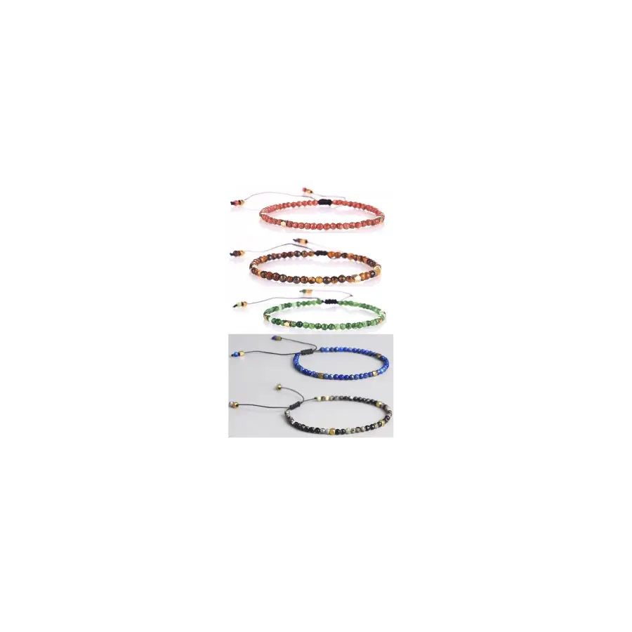 feines Perlenarmband-Armband Stein-Armband goldfarbene