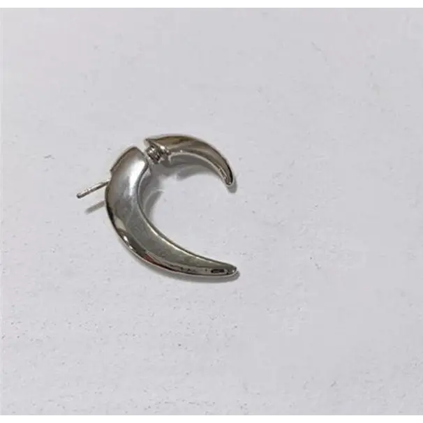 geschwungene Statement Ohrringe-minimalistisch glänzend