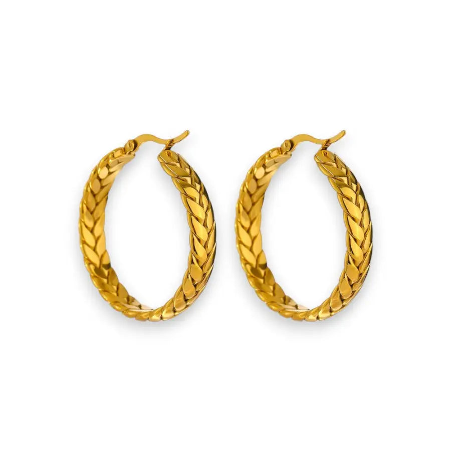 große Creolen Ohrringe