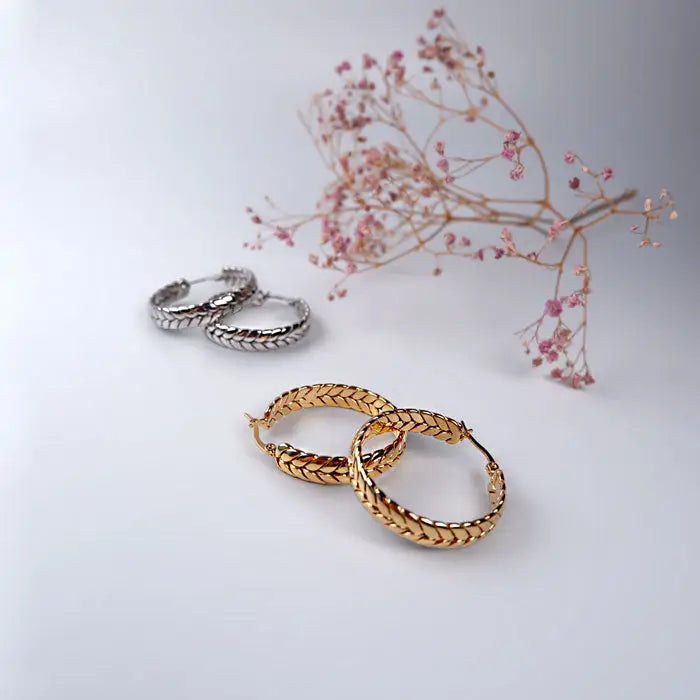 große Creolen Ohrringe