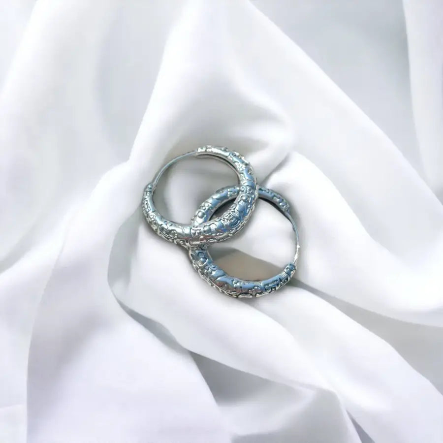 große Viking Ohrringe-Runen Creolen-Wikinger Schmuck-Herren