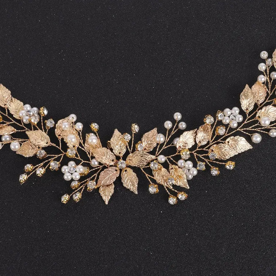 Haarschmuck Braut-Brautschmuck Gold-Haarschmuck
