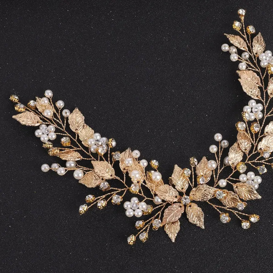 Haarschmuck Braut-Brautschmuck Gold-Haarschmuck