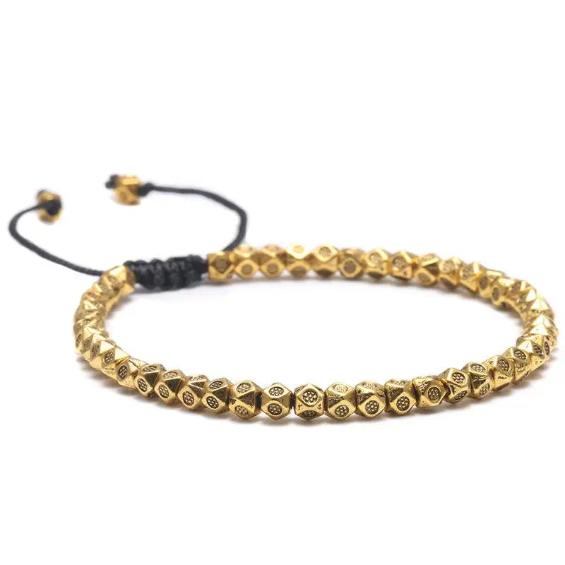 Handgemachtes Armband Buddha Armkette Silber Gold Tibet