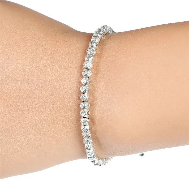 Handgemachtes Armband Buddha Armkette Silber Gold Tibet