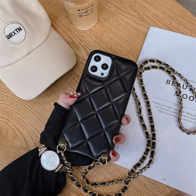 Handyhülle mit Kette-Crossbody-Handyhülle mit Band-Case