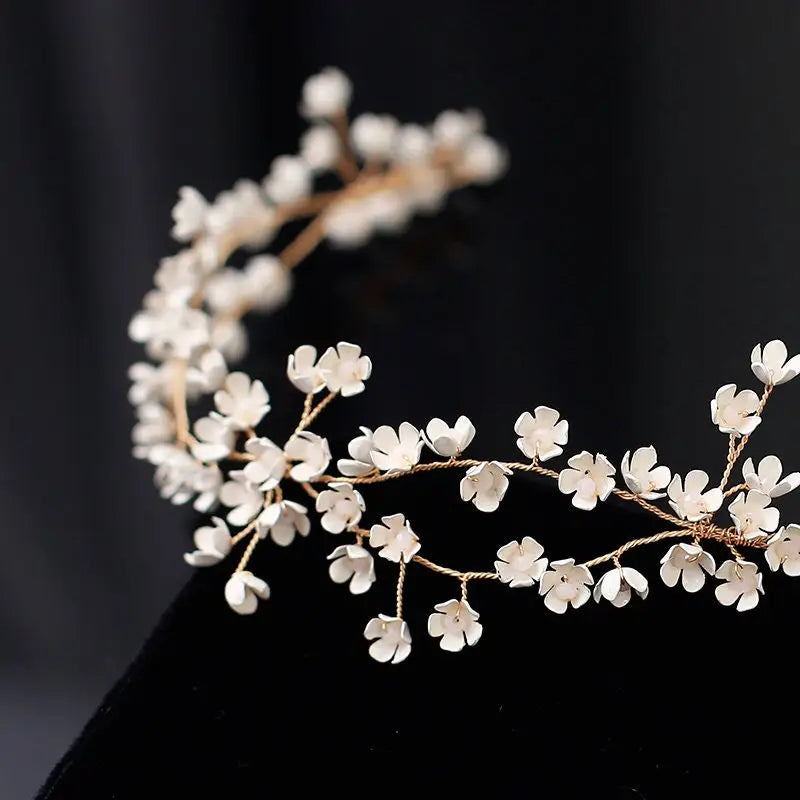 Hochzeit Haarschmuck Blumen Perlen Braut Schmuck kleine