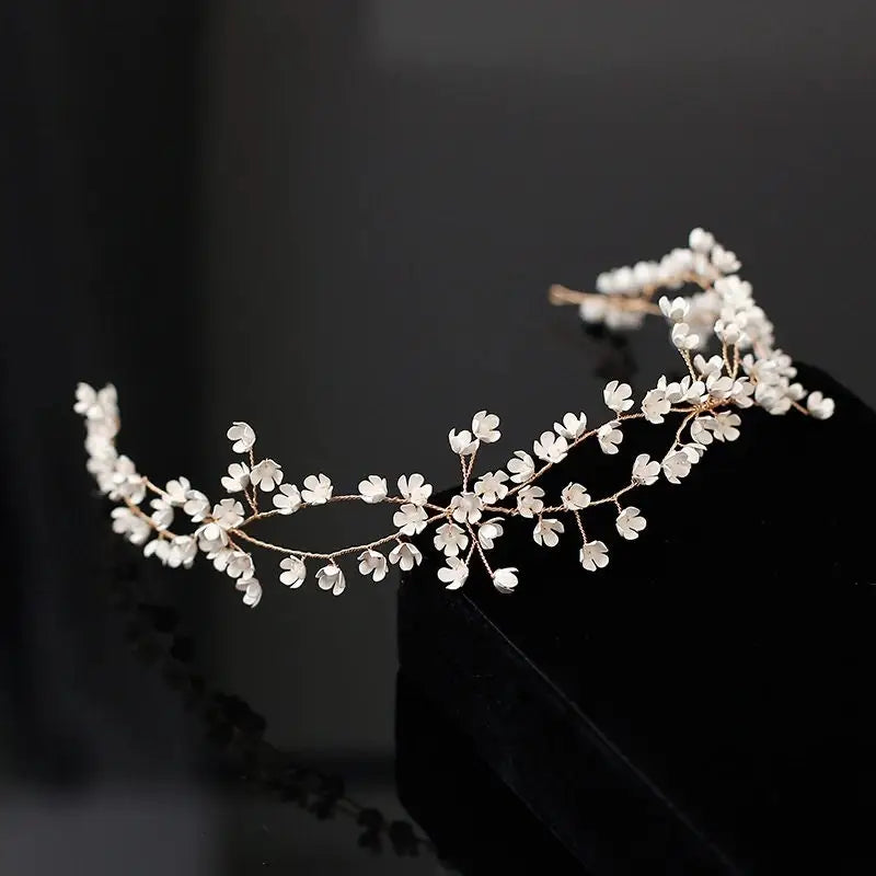 Hochzeit Haarschmuck Blumen Perlen Braut Schmuck kleine