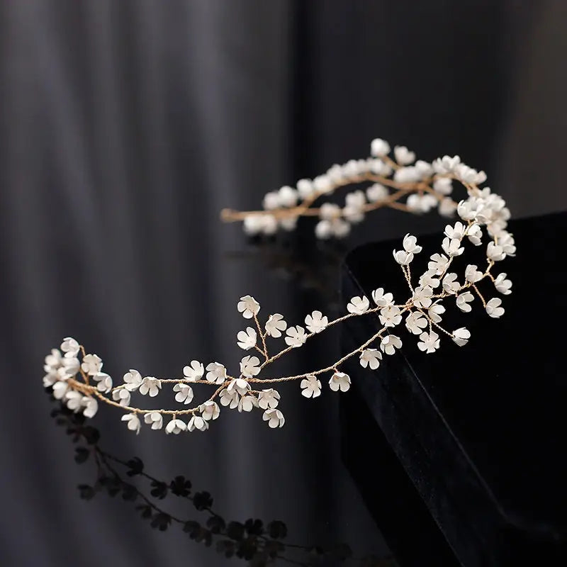 Hochzeit Haarschmuck Blumen Perlen Braut Schmuck kleine