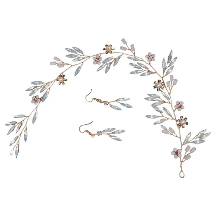 Hochzeit Haarschmuck Blumen Perlen Braut Schmuck Hochzeit