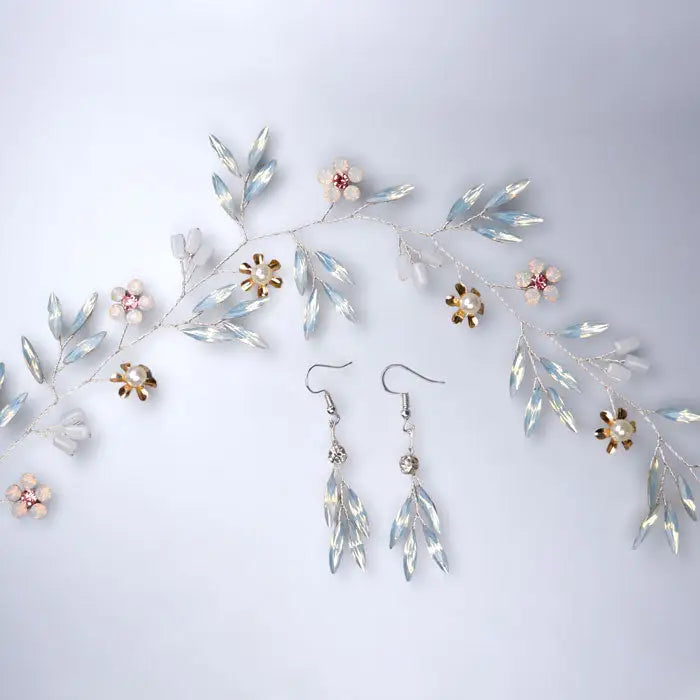 Hochzeit Haarschmuck Blumen Perlen Braut Schmuck Hochzeit