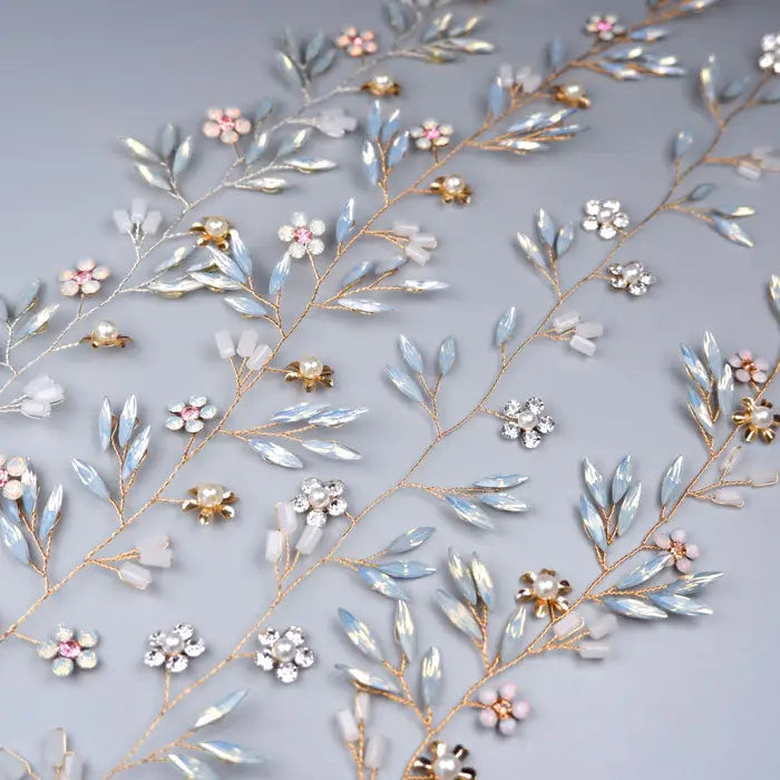 Hochzeit Haarschmuck Blumen Perlen Braut Schmuck Hochzeit