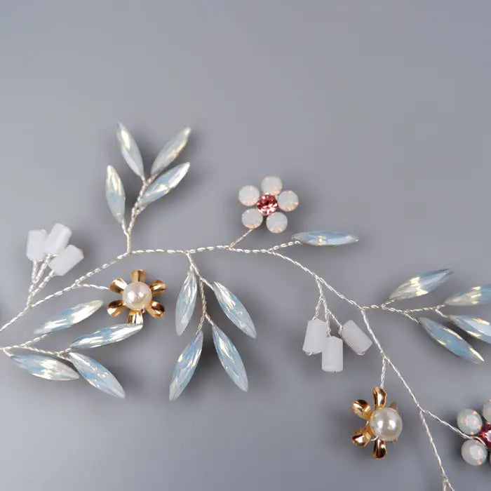 Hochzeit Haarschmuck Blumen Perlen Braut Schmuck Hochzeit