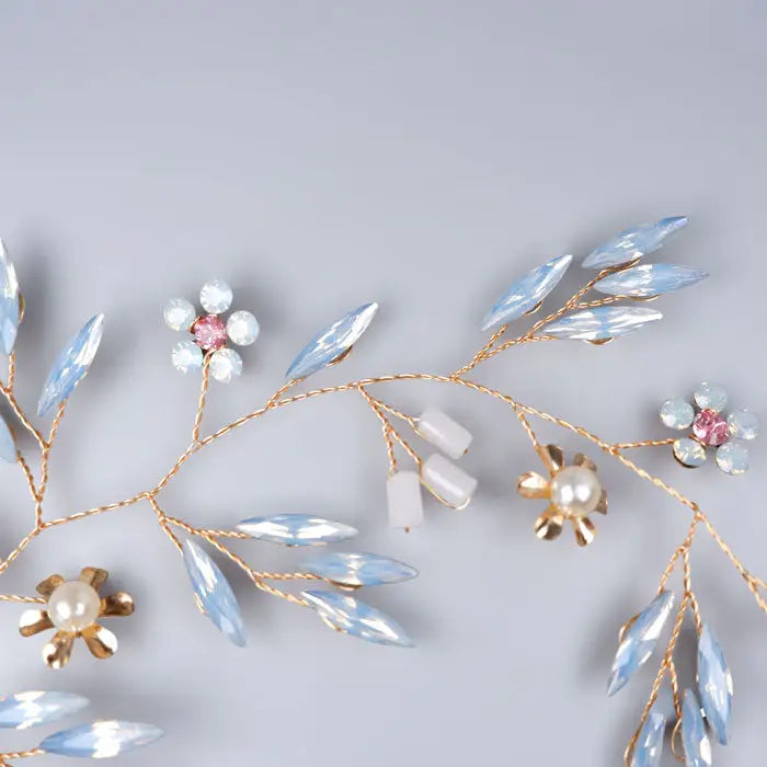 Hochzeit Haarschmuck Blumen Perlen Braut Schmuck Hochzeit