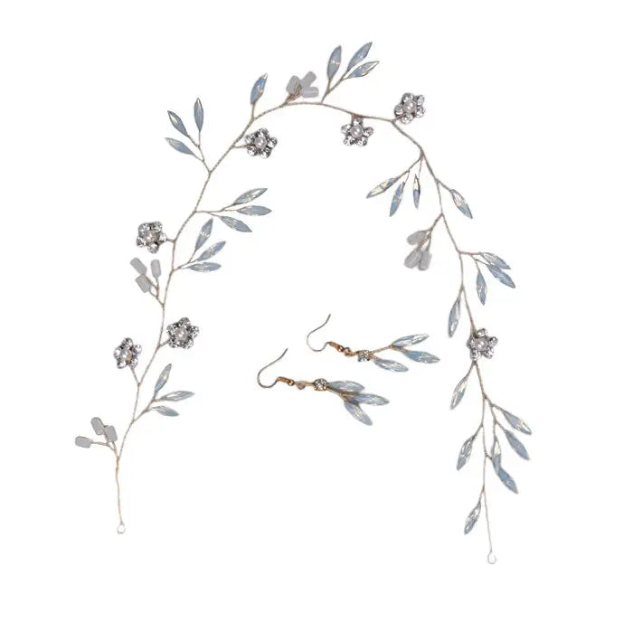 Hochzeit Haarschmuck Blumen Perlen Braut Schmuck Hochzeit