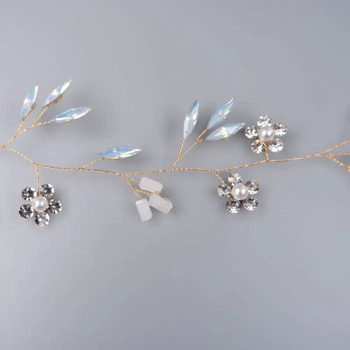 Hochzeit Haarschmuck Blumen Perlen Braut Schmuck Hochzeit