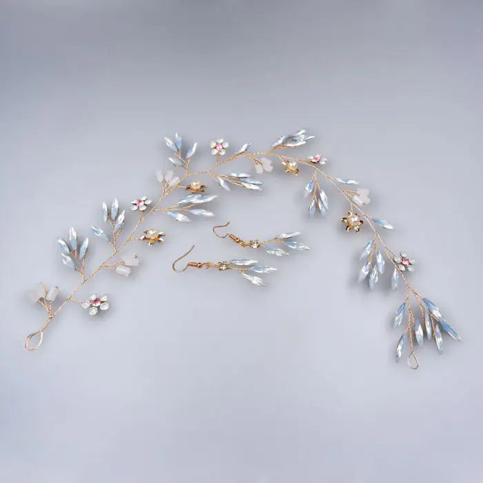 Hochzeit Haarschmuck Blumen Perlen Braut Schmuck Hochzeit