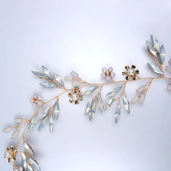 Hochzeit Haarschmuck Blumen Perlen Braut Schmuck Hochzeit