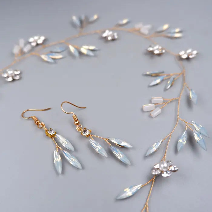 Hochzeit Haarschmuck Blumen Perlen Braut Schmuck Hochzeit