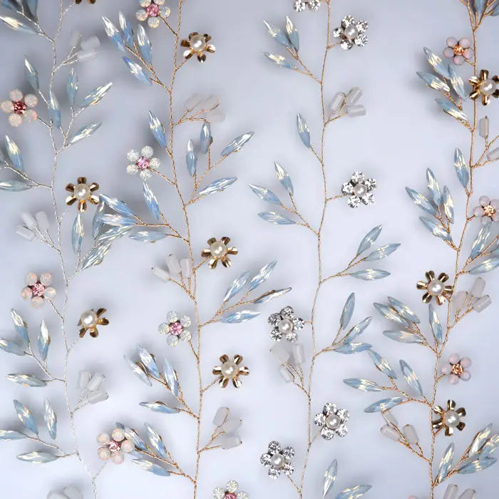 Hochzeit Haarschmuck Blumen Perlen Braut Schmuck Hochzeit