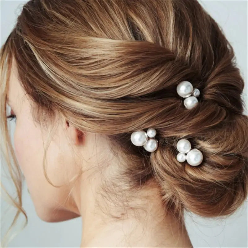 Hochzeit Haarschmuck-Perlen Haarnadel-Brautschmuck