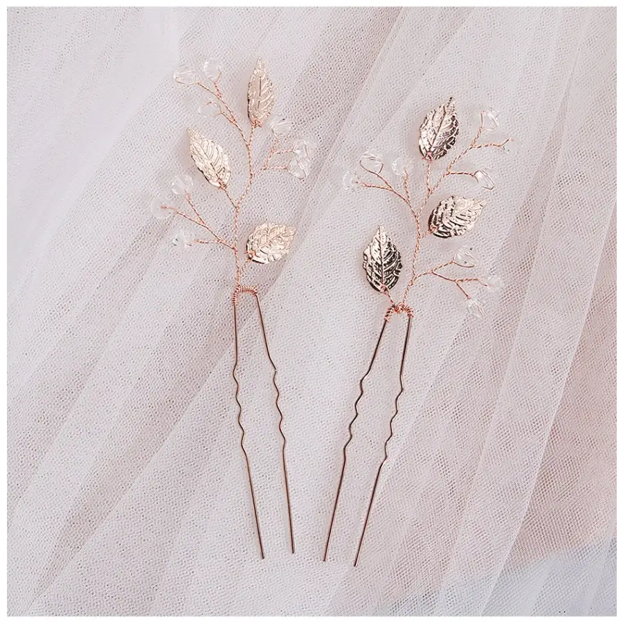 Hochzeit Haarschmuck-Perlen Haarspange-Braut