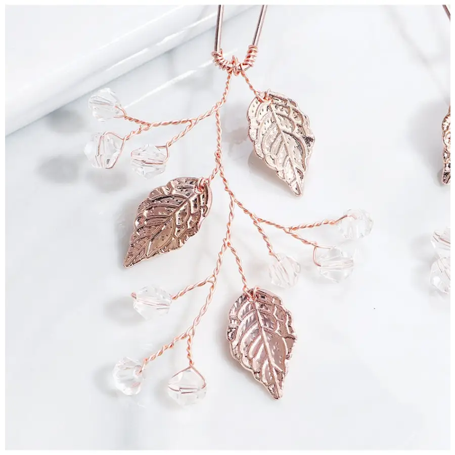 Hochzeit Haarschmuck-Perlen Haarspange-Braut