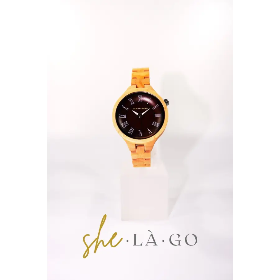 Holz Armband Uhr für Damen - Vintage Stil - Holzschmuck -