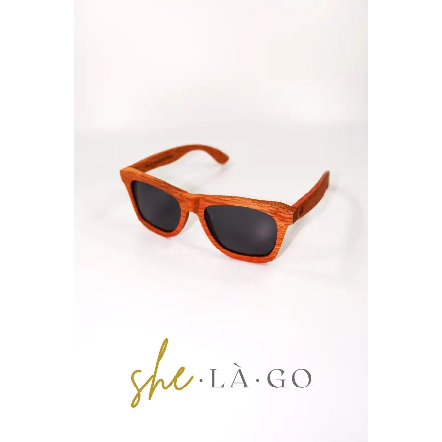 Holz Sonnenbrille - Retro Vintage - für Herren und Damen -